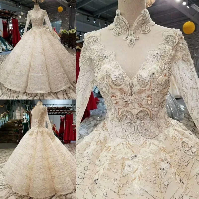 High Neck Glitter Lace Wedding Dresses With Beaded Full Corset Long Real Photos Puffy Sexy Princess Bridal Gowns 2018 Vestido De
High Neck Glitter Lace Wedding Dresses With Beaded Full Corset Long Real Photos Puffy Sexy Princess Bridal Gowns 2018 Vestido De