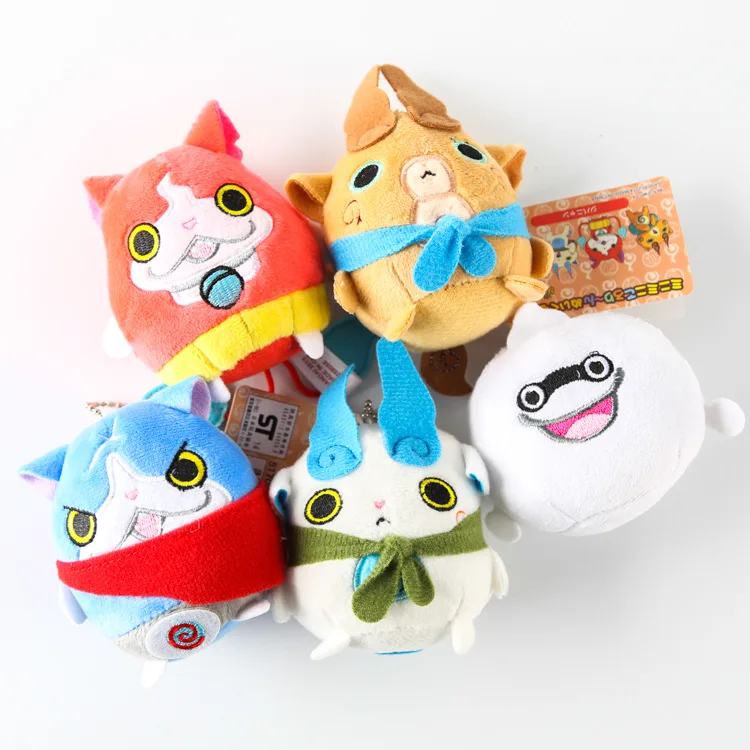 Kawaii Japan Cartoon Youkai Watch yokai watch monster plush dolls 10cm Children Gift Key chain
Kawaii Japan Cartoon Youkai Watch yokai watch monster plush dolls 10cm Children Gift Key chain