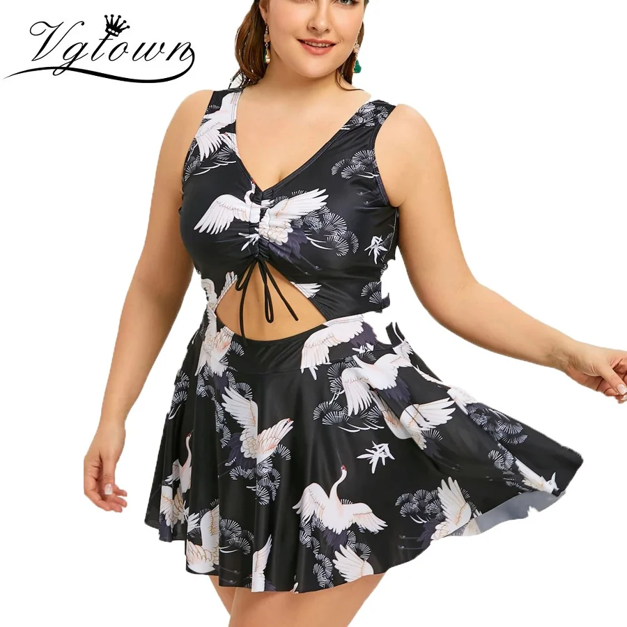 VGTOWN Plus Size 7XL Swimwear Women Swimsuit Sexy Tankini Set Two-piece Suits Print Padded Bandage Bathing Suit Swimdress
VGTOWN Plus Size 7XL Swimwear Women Swimsuit Sexy Tankini Set Two-piece Suits Print Padded Bandage Bathing Suit Swimdress