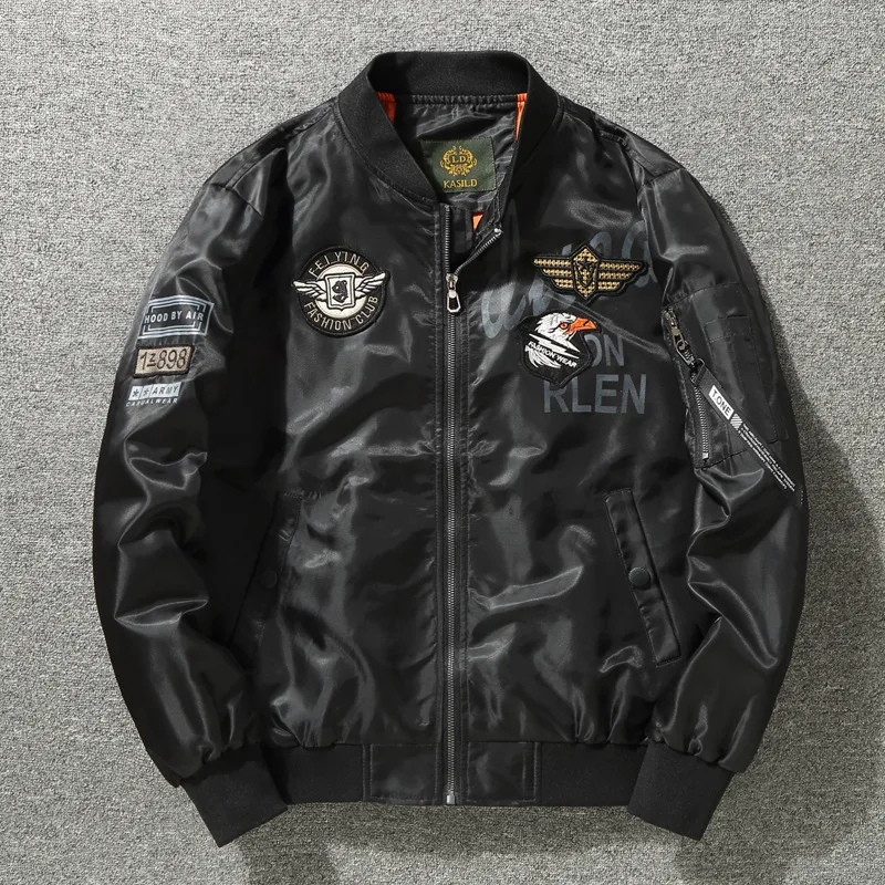 USA Flag Army MA1 Bomber Jackets Men Blue Angels Flying Tigers Air Force Pilot Coats Windbreaker Hip Hop Men Cloth Dropshipping
USA Flag Army MA1 Bomber Jackets Men Blue Angels Flying Tigers Air Force Pilot Coats Windbreaker Hip Hop Men Cloth Dropshipping