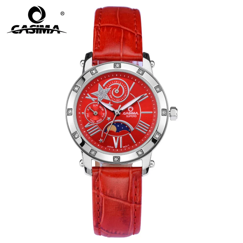 Ms CASIMA watches multi-functional leisure fashion charm temperament watches noctilucent waterproof quartz watches
Ms CASIMA watches multi-functional leisure fashion charm temperament watches noctilucent waterproof quartz watches