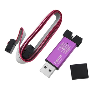 new 5 Set=5pcs USBASP USBISP AVR Programmer + 5pcs Download Cabels, USB ATMEGA8 ATMEGA128 Support Win7 64K with Cover
new 5 Set=5pcs USBASP USBISP AVR Programmer + 5pcs Download Cabels, USB ATMEGA8 ATMEGA128 Support Win7 64K with Cover
