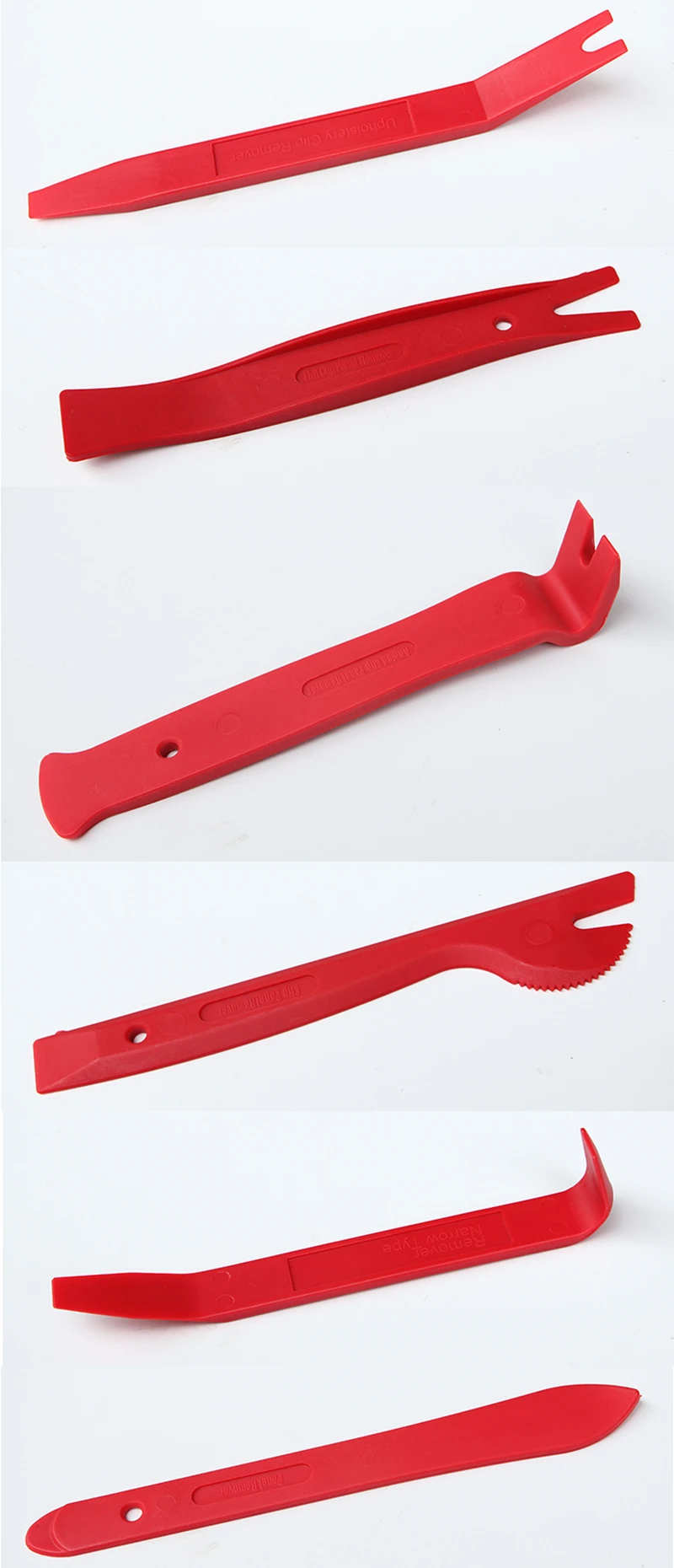 4 Car Tools Kits Clip Door Window Molding Dash Panel Trim Tool Nylon Fiber Kit Clip Pliers Fastener Remover Automobile Car-styling