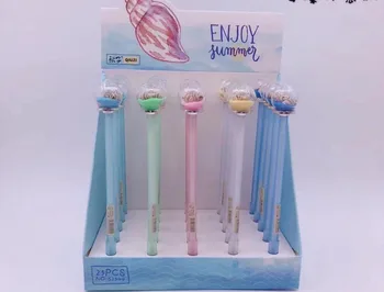 cute conch Wishing Bottle cartoon gel Pen School Office writing Supply student Stationery gift black Neutral ink pen 25pc/lot
cute conch Wishing Bottle cartoon gel Pen School Office writing Supply student Stationery gift black Neutral ink pen 25pc/lot