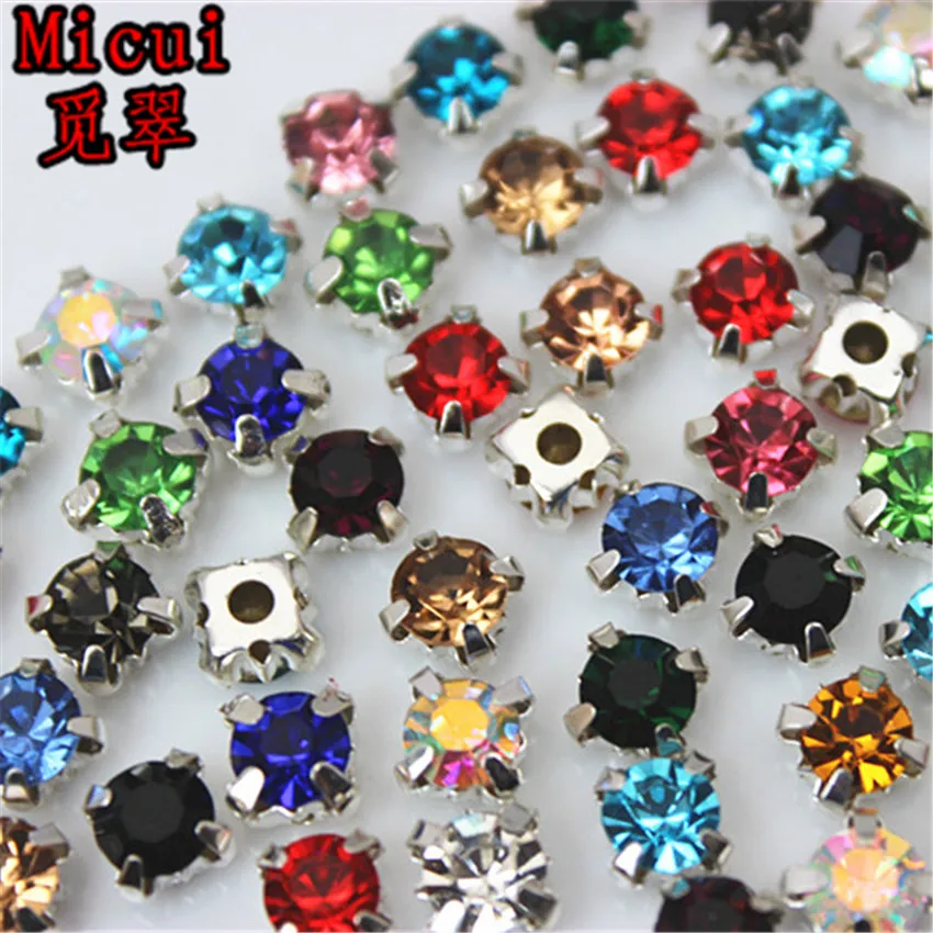 Micui Round Mix Colors Crystal glass Strass sew on claw rhinestones Crystals and stones diy clothing bags accessories MC1010
Micui Round Mix Colors Crystal glass Strass sew on claw rhinestones Crystals and stones diy clothing bags accessories MC1010