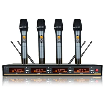 Bolymic Professional Four Channels UHF Wireless Handeld microphone Karaoke Microphone System
Bolymic Professional Four Channels UHF Wireless Handeld microphone Karaoke Microphone System