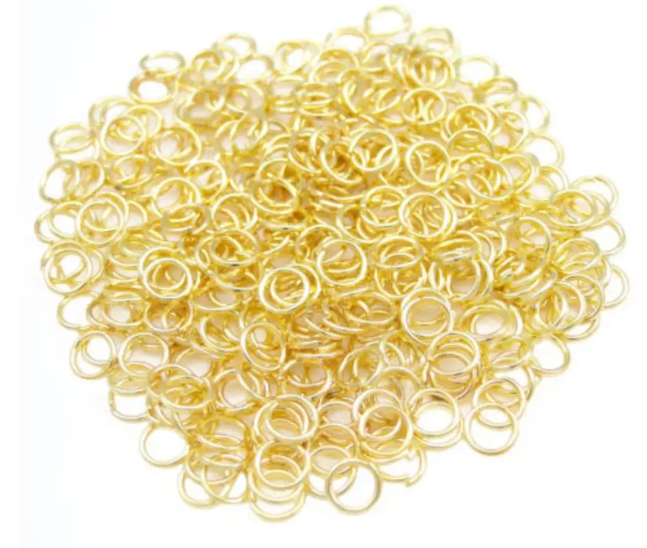 4-20mm Metal Iron Jewelry Link Vintage Loops Open Jump Rings & Split Rings For Connector Jewelry Finding DIY Making Shellhard