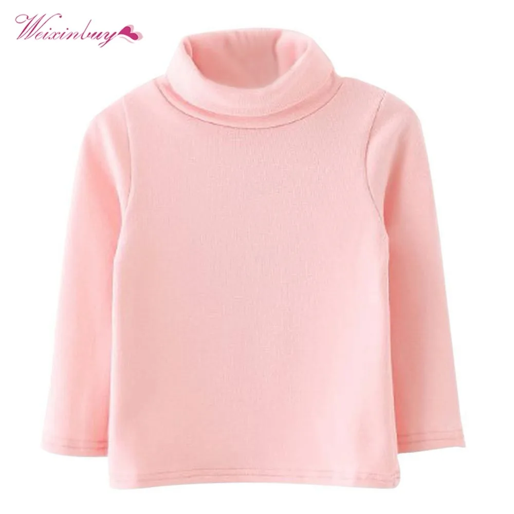 WEIXINBUY 2018 Baby Shirt Winter Kids Boys Girls Long-sleeved High Neck Sweater Base Warm Cotton Shirt
WEIXINBUY 2018 Baby Shirt Winter Kids Boys Girls Long-sleeved High Neck Sweater Base Warm Cotton Shirt