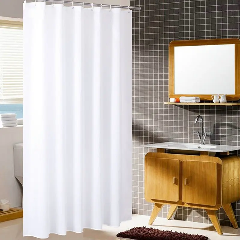 Durable Modern Waterproof Shower Curtain Polyester Fabric Bath Curtain Solid Color Home Bathroom Curtains Bathtub Curtains New
Durable Modern Waterproof Shower Curtain Polyester Fabric Bath Curtain Solid Color Home Bathroom Curtains Bathtub Curtains New