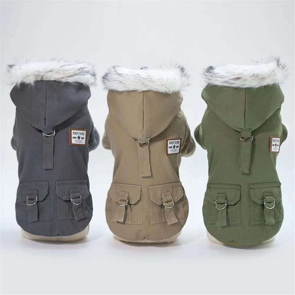 2018 MEW Fashion Pockets Design Cotton Jacket Hooded Pet Dogs Coat Comfortable Thick Warm Autumn Winter Dog Clothes
2018 MEW Fashion Pockets Design Cotton Jacket Hooded Pet Dogs Coat Comfortable Thick Warm Autumn Winter Dog Clothes
