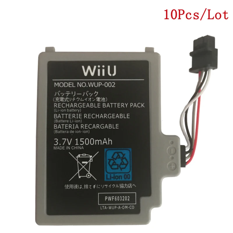 10Pcs/Lot For Nintendo WiiU Gamepad Joystick Controller Battery 3.7V Li-Ion Rechargeable Batteries Replacement wholesale
10Pcs/Lot For Nintendo WiiU Gamepad Joystick Controller Battery 3.7V Li-Ion Rechargeable Batteries Replacement wholesale
