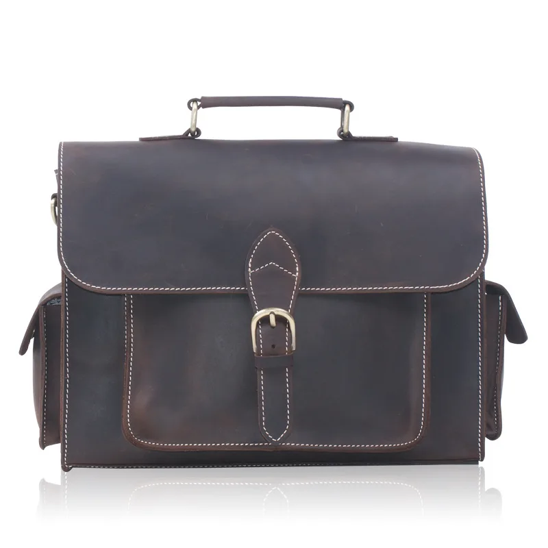 2018 Business Genuine Leather Men Briefcase Cowhide Men's Messenger Bags 14" Laptop Business Bag Luxury Lawyer Handbag 
2018 Business Genuine Leather Men Briefcase Cowhide Men's Messenger Bags 14" Laptop Business Bag Luxury Lawyer Handbag