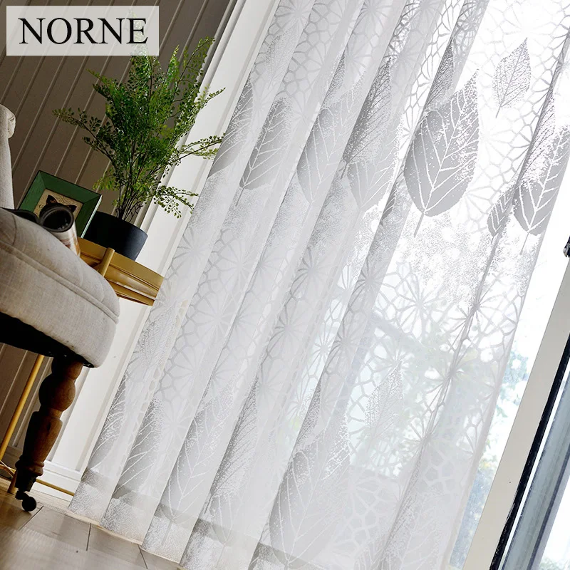 NORNE Decorative Semi White Jacquar Sheer Curtains Tulle Voile Panel Drapes for Windows Living Room Kitchen Bedroom Door Curtain
NORNE Decorative Semi White Jacquar Sheer Curtains Tulle Voile Panel Drapes for Windows Living Room Kitchen Bedroom Door Curtain