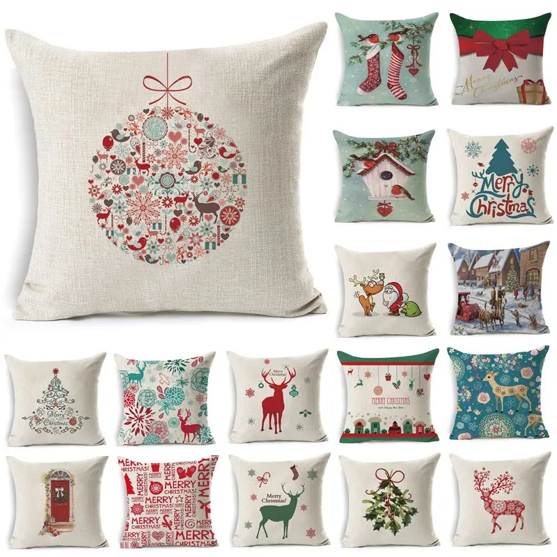 1Pcs 43*43cm Christmas Tree Deer Gift Pattern Cotton Linen Throw Pillow Cushion Cover Car Home Sofa Decorative Pillowcase 40477
1Pcs 43*43cm Christmas Tree Deer Gift Pattern Cotton Linen Throw Pillow Cushion Cover Car Home Sofa Decorative Pillowcase 40477