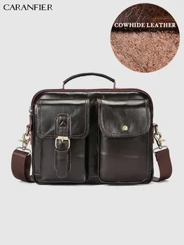 CARANFIER Mens Briefcases Travel Laptop Computer Bags Genuine Cowhide Leather Vintage Shoulder Messenger Bags Business Handabags
CARANFIER Mens Briefcases Travel Laptop Computer Bags Genuine Cowhide Leather Vintage Shoulder Messenger Bags Business Handabags