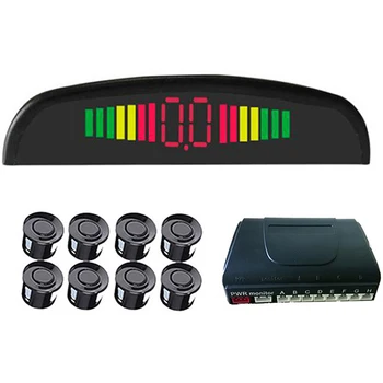 Auto Parking System Waterproof 8 Rear Front View Car Parking Sensor 8 Sensors Reverse Backup Radar Kit with LED Display Monitor
Auto Parking System Waterproof 8 Rear Front View Car Parking Sensor 8 Sensors Reverse Backup Radar Kit with LED Display Monitor