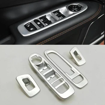 ABS Pearl Chrome Interior buttons panel Cover Trim For Jeep Compass 2017 2018 
ABS Pearl Chrome Interior buttons panel Cover Trim For Jeep Compass 2017 2018