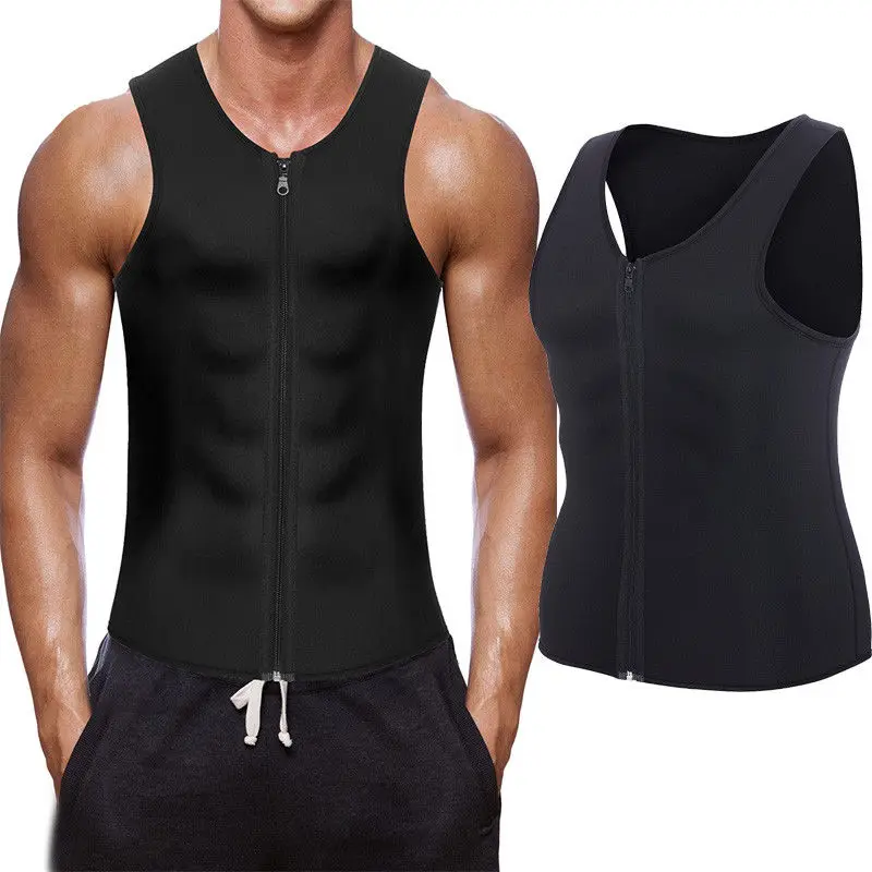 2018 Hot Men's Slimming Neoprene Vest Sweat Shirt Body Shaper Waist Trainer Shapewear Tank Top Zip Up Sleeveless Tops
2018 Hot Men's Slimming Neoprene Vest Sweat Shirt Body Shaper Waist Trainer Shapewear Tank Top Zip Up Sleeveless Tops