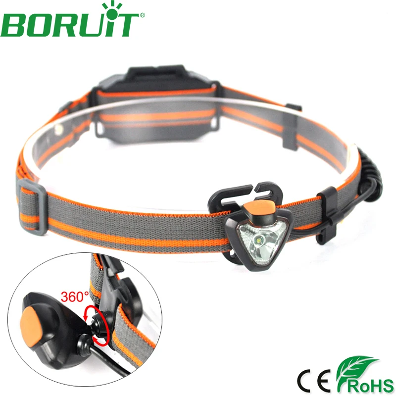 BORUiT 500lm XPE LED Mini Headlamp Flashlight 4 Modes Portable Camping Hunting Headlight Waterproof Fishing Head Torch Lamp
BORUiT 500lm XPE LED Mini Headlamp Flashlight 4 Modes Portable Camping Hunting Headlight Waterproof Fishing Head Torch Lamp