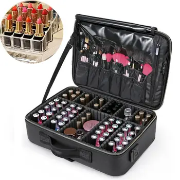 1pc Professional Large Makeup Bag Cosmetic Case Zipper Storage Handle Organizer Travel Kit
1pc Professional Large Makeup Bag Cosmetic Case Zipper Storage Handle Organizer Travel Kit