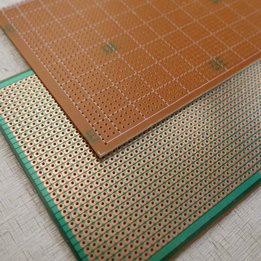 

3pcs/lot 10x24.5cm 2.54mm joint holes Stripboard Veroboard vero Single Side in row bakelite experiment circuit Board PCB Platine