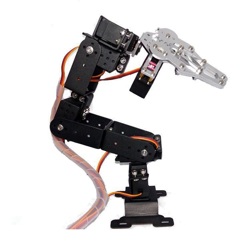 High Quality DIY 6DOF Metal Mechanical Arm Kit Robot Arm 3D Rotating Machine Kit DiY Robot for Arduino
High Quality DIY 6DOF Metal Mechanical Arm Kit Robot Arm 3D Rotating Machine Kit DiY Robot for Arduino