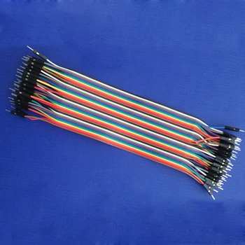 DuPont Dress Rehearsal Line Revolution Male DuPont 2.54 Spacing 40 Connecting Lines 40Cm Long with Pins At Both Ends
DuPont Dress Rehearsal Line Revolution Male DuPont 2.54 Spacing 40 Connecting Lines 40Cm Long with Pins At Both Ends