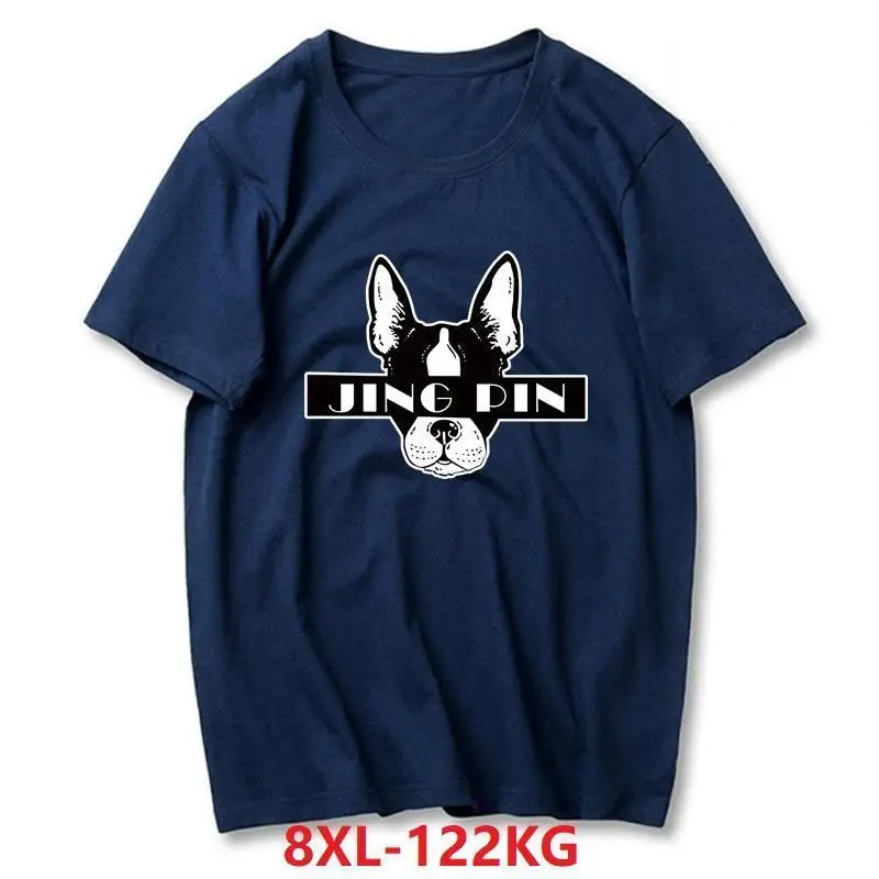 Summer Men's T-shirt Funny Large Size Large Size 6XL 7XL T-shirt 8XL Dog Funny Solid Color Printed Cotton Men's Loose Navy Blue
Summer Men's T-shirt Funny Large Size Large Size 6XL 7XL T-shirt 8XL Dog Funny Solid Color Printed Cotton Men's Loose Navy Blue