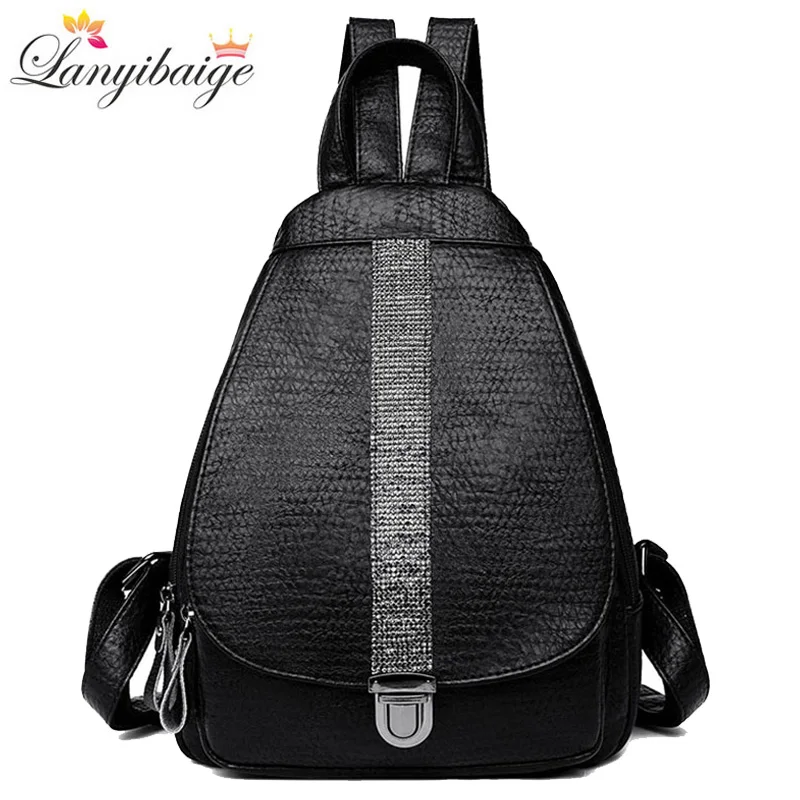 Vintage Women Backpack High Quality Leather Women Shoulder Bag Fashion School Bag For Teenage Girls 2019 Lady Traveling Backpack
Vintage Women Backpack High Quality Leather Women Shoulder Bag Fashion School Bag For Teenage Girls 2019 Lady Traveling Backpack