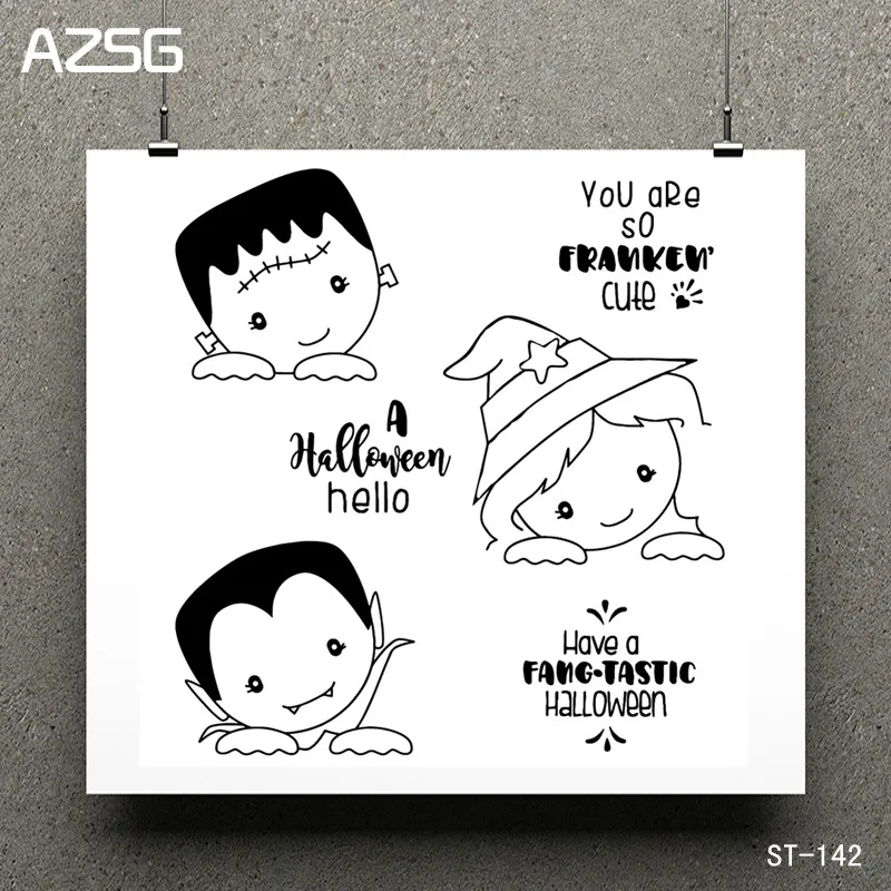 AZSG Halloween Boys Transparent Clear Stamp/Seal for DIY Scrapbooking/photo Album Decorative Clear Stamp Sheets 10*10cm
AZSG Halloween Boys Transparent Clear Stamp/Seal for DIY Scrapbooking/photo Album Decorative Clear Stamp Sheets 10*10cm