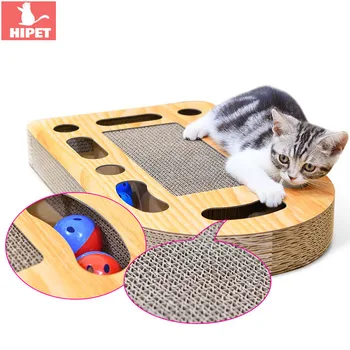 HIPET Cat Scratch Board Post For Kitten Toys Balls Corrugated Paper Multifunction Cats Scratching Mat Pad Pet Intelligence Toy
HIPET Cat Scratch Board Post For Kitten Toys Balls Corrugated Paper Multifunction Cats Scratching Mat Pad Pet Intelligence Toy