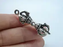 1/3 ピース合金エスニック phurba バジュラ dorjeantique シルバー チャーム ネックレス ペン(China)