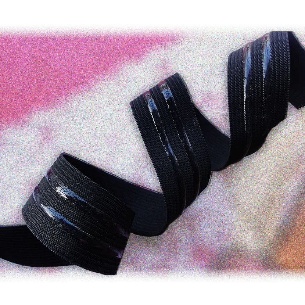 20m pack 1 inch Silicone Backed Elastic black grip webbing no slip purpose for your sports wear waistband knee band
20m pack 1 inch Silicone Backed Elastic black grip webbing no slip purpose for your sports wear waistband knee band