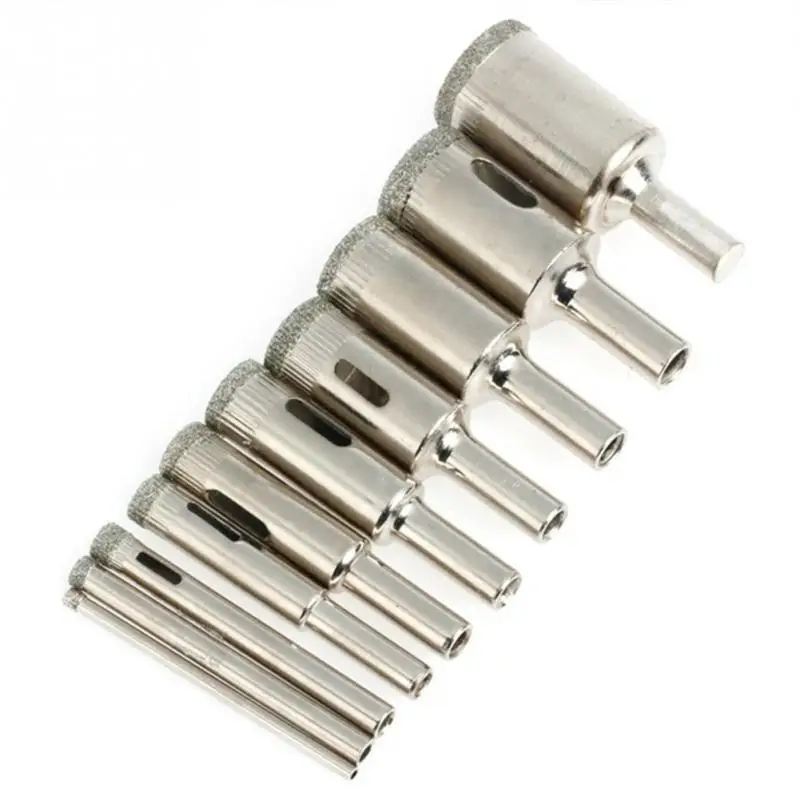 10pcs/set Glass Drilling Electric Drills Tool 3-20mm Diamond Drill Bit open Hole Saw for Glass Ceramic stone Marble Tile
10pcs/set Glass Drilling Electric Drills Tool 3-20mm Diamond Drill Bit open Hole Saw for Glass Ceramic stone Marble Tile