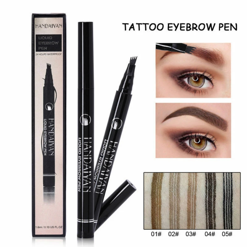 5 Tints Eyebrow Pencil Four-claw Natural Microblading Eyebrow Tattoo Pen Liquid Fork Tip Sketch Long Lasting Makeup Tools Pencil
5 Tints Eyebrow Pencil Four-claw Natural Microblading Eyebrow Tattoo Pen Liquid Fork Tip Sketch Long Lasting Makeup Tools Pencil