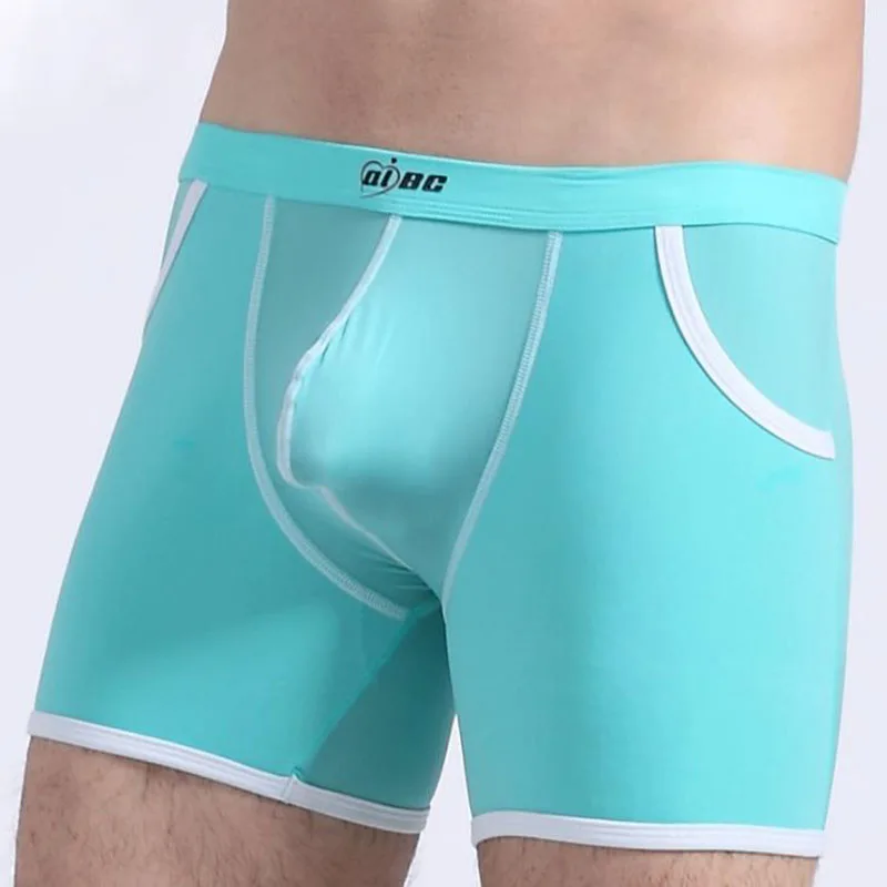Underwear Men Long Boxers Sexy Transparent Mesh Gauze Lace Panties Mens Sheer See through Shorts Ice Silk Gay Sissy Pouch Boxers
Underwear Men Long Boxers Sexy Transparent Mesh Gauze Lace Panties Mens Sheer See through Shorts Ice Silk Gay Sissy Pouch Boxers