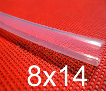 8mm ID 14mm OD 8x14 Transparent Food Grade Medical Use FDA Silicone Rubber Flexible Tube / Hose / Pipe / tubing
8mm ID 14mm OD 8x14 Transparent Food Grade Medical Use FDA Silicone Rubber Flexible Tube / Hose / Pipe / tubing