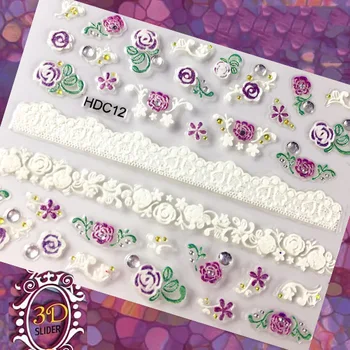 24PCS Crystals Nail Charm White-Flowers Lace 3d Nail Stickers Decals Self Adhesive DIY Charm Design Manicure Nail Art Decoration
24PCS Crystals Nail Charm White-Flowers Lace 3d Nail Stickers Decals Self Adhesive DIY Charm Design Manicure Nail Art Decoration