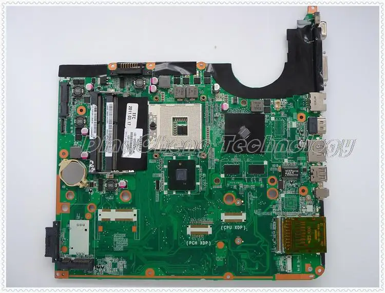Laptop Motherboard For HP Pavilion DV6 DV6-2100 580976-001 DA0UP6MB6F0 PM55 DDR3 GT210M GPU Mainboard | Компьютеры и офис