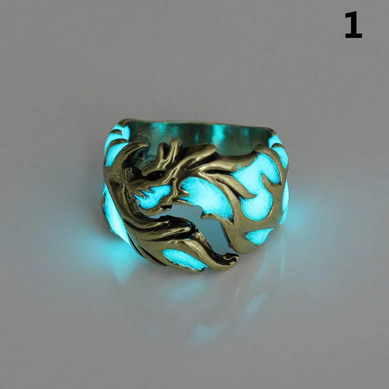 1 Pcs Men Dragon Ring Circle Finger Hoop Luminous Glow in the Dark Gift Jewelry CX17
1 Pcs Men Dragon Ring Circle Finger Hoop Luminous Glow in the Dark Gift Jewelry CX17