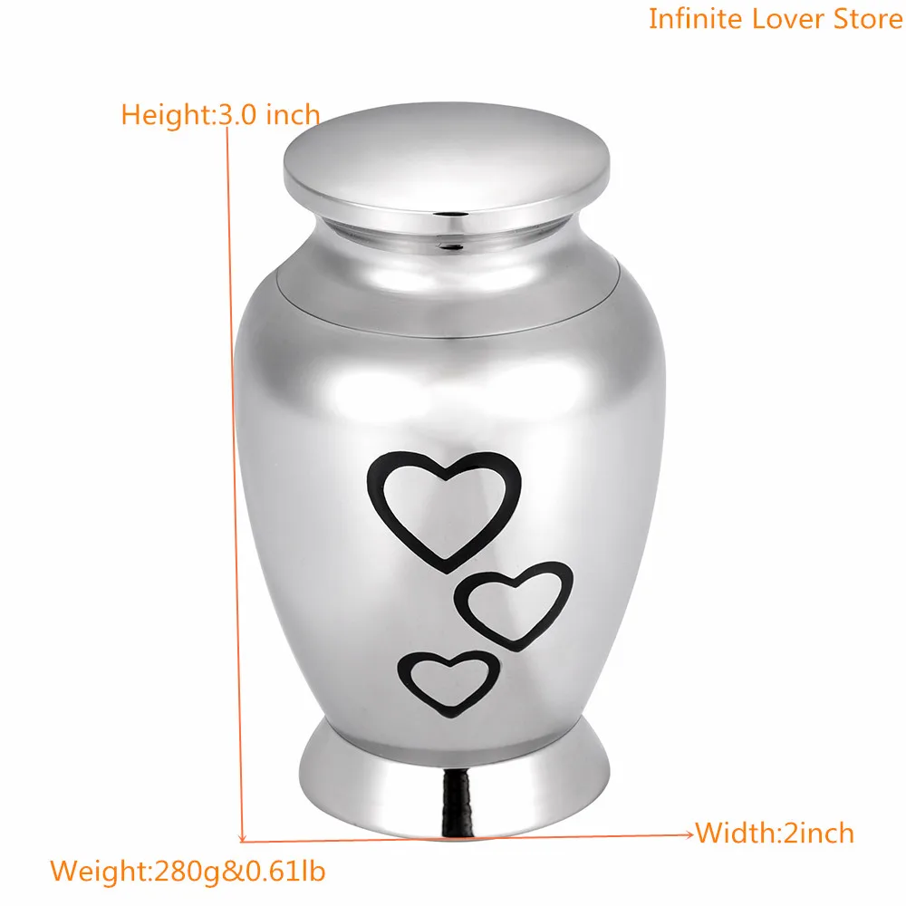 IJU6940-9 Mutil-Colored Stainless Steel Loving Hearts Keepsake Urn-Mini Cremation Urn for Ashes or Memorial,3 Inch Tall
IJU6940-9 Mutil-Colored Stainless Steel Loving Hearts Keepsake Urn-Mini Cremation Urn for Ashes or Memorial,3 Inch Tall