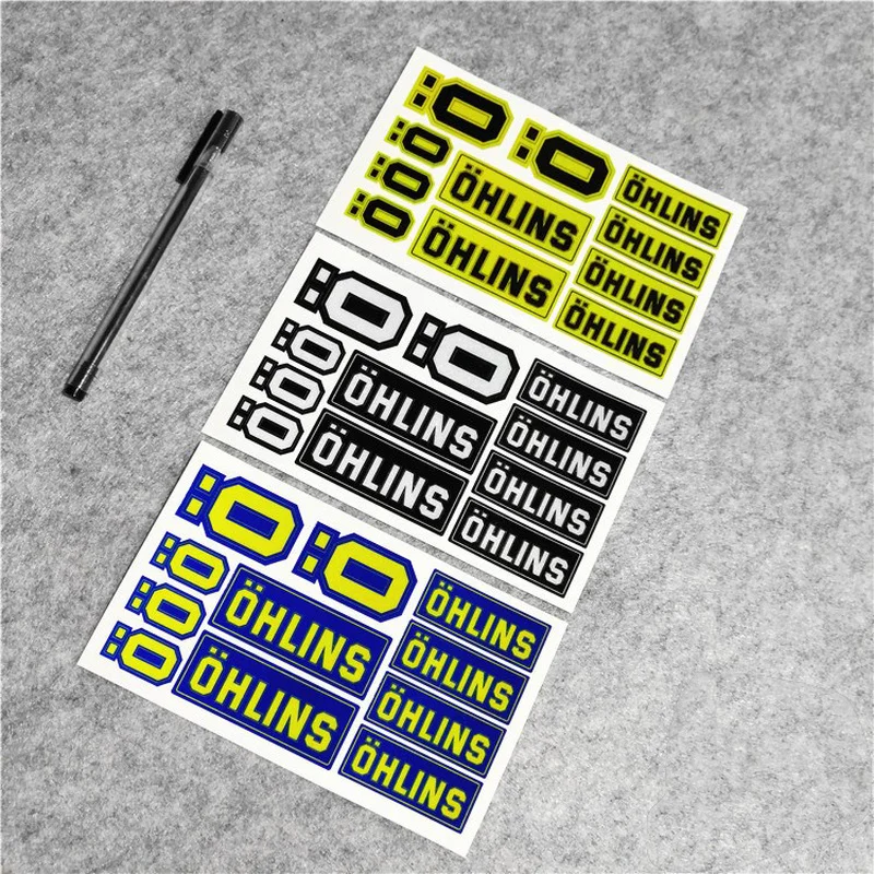 11Pcs/Set Motorcycle Shock Absorbing Decals OHLINS Bike Frame Rear Shock Decals Helmet Sticker Mountian Bicycle
11Pcs/Set Motorcycle Shock Absorbing Decals OHLINS Bike Frame Rear Shock Decals Helmet Sticker Mountian Bicycle