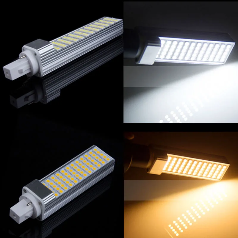 

7W 9W 11W 15W 18W G24d-3 LED Bulb Lighting Bulb Bombillas Light Replace Fluorescent Lamp AC85-265V G24 LED Horizontal Plug Light