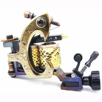 Newest Tattoo Damascus Handmade 1 Set Machine Gun 10 Wraps Coils For Needle Ink Kit Tattoo Supplies Drop Shipping
Newest Tattoo Damascus Handmade 1 Set Machine Gun 10 Wraps Coils For Needle Ink Kit Tattoo Supplies Drop Shipping
