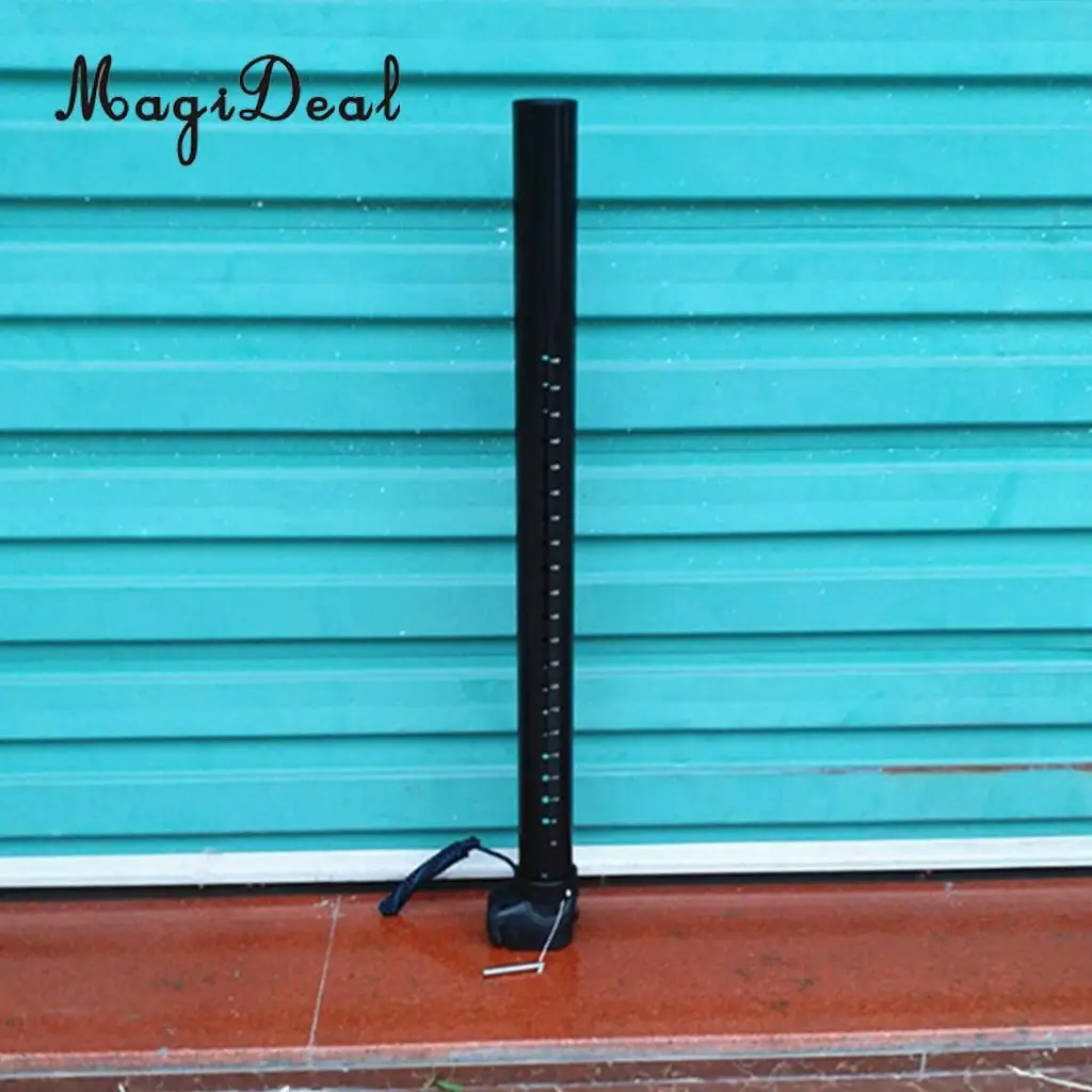 MagiDeal Windsurfing Windsurf Mast Extension Aluminum SDM 46cm Black