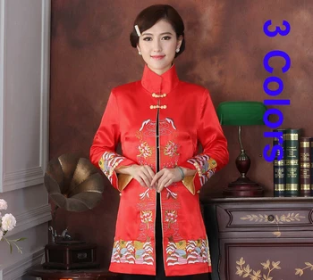Free Shipping Autumn Winter Chinese Tradition Women's Embroider Flower Lengthen Jacket Coat M L XL XXL 3XL 4XL 5XL 2026
Free Shipping Autumn Winter Chinese Tradition Women's Embroider Flower Lengthen Jacket Coat M L XL XXL 3XL 4XL 5XL 2026