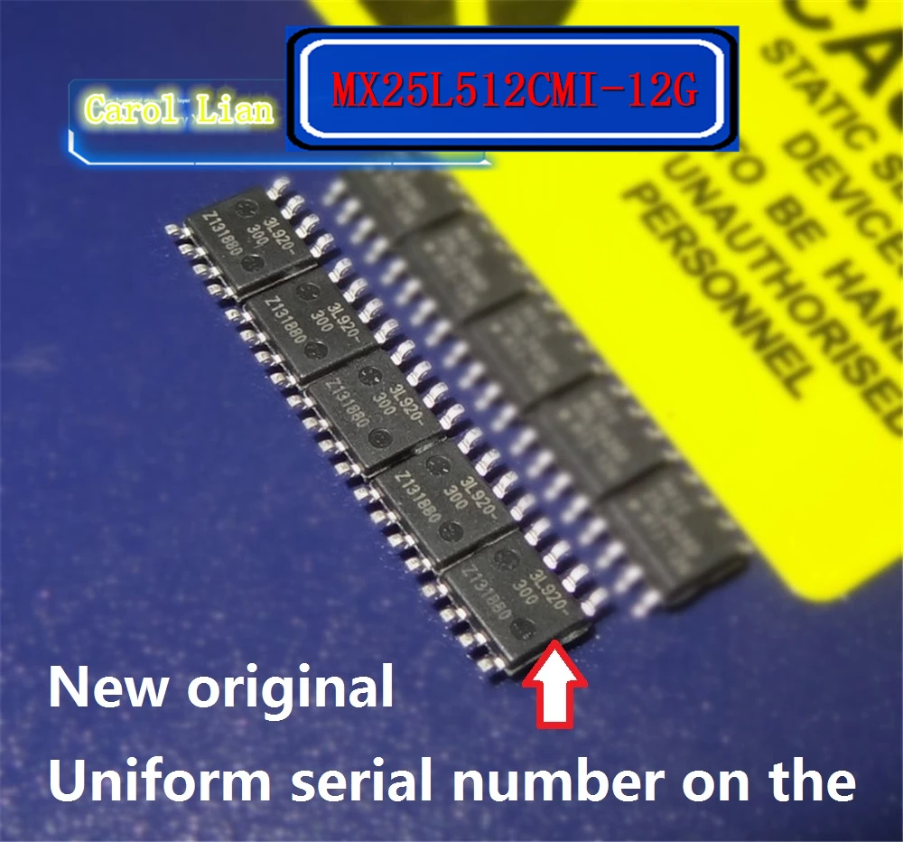 100% new original MX25L512CMI-12G MX25L512MC-12G MX25L512MC-12G MX25L512 MX25L512MC MX25L512C 2.7V-3.6V
100% new original MX25L512CMI-12G MX25L512MC-12G MX25L512MC-12G MX25L512 MX25L512MC MX25L512C 2.7V-3.6V