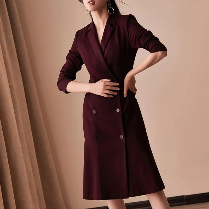 Dress Suits Women 2020 Autumn Winter Luxury Long Sleeve Blazer Jacket Suit Elegant Double Breasted Dress Office Lady Plus Size
Dress Suits Women 2020 Autumn Winter Luxury Long Sleeve Blazer Jacket Suit Elegant Double Breasted Dress Office Lady Plus Size