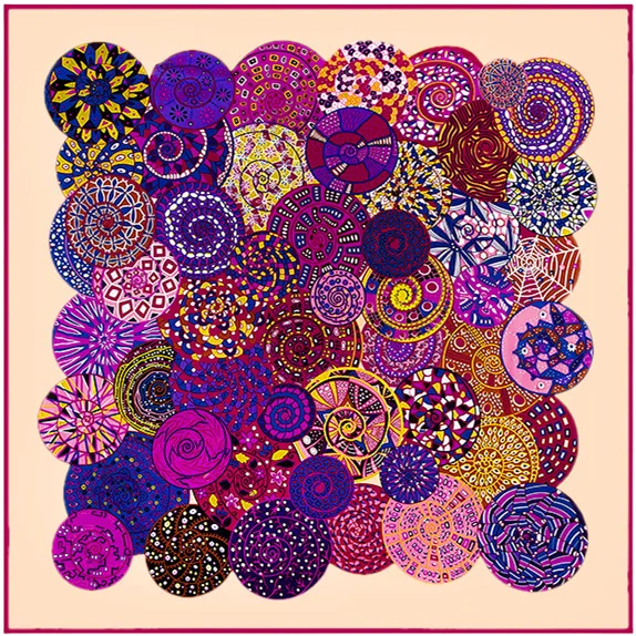 New Luxury Brand Shawl Twill Silk Scarf Welkin Snail Print Hijab Square Scarves Kerchief Woman Headband Wraps Female Giant Scarf
New Luxury Brand Shawl Twill Silk Scarf Welkin Snail Print Hijab Square Scarves Kerchief Woman Headband Wraps Female Giant Scarf