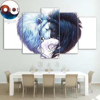 Brotherhood by JoJoesArt HD print 5 piece canvas art Black and White Lion Wall Art Picture Home Decoration CU-3082C
Brotherhood by JoJoesArt HD print 5 piece canvas art Black and White Lion Wall Art Picture Home Decoration CU-3082C